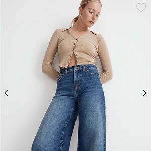 Madewell Superwide leg jeans